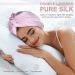 Buy 100% Pure Mulberry Silk Bonnet for Sleeping - 22 Momme Luxury Women's Hair Care Maintains Hairstyles Overnight - Pink Elastic Design - Buy Online on GoSupps.com