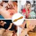 Ruwshuuk Wooden Massage Device | Body Shape Tools Portable Roller & Scratch Massager for Relaxing Facials - Buy Online on GoSupps.com