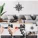 Luccyle 43cm Large Nautical Compass - Black Metal Home & Outdoor Decoration - Buy Online on GoSupps.com