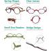 Eyekepper 5-Pack Mini Oval Round Reading Glasses with Spring Hinge & Sun Readers - +1.25 Vision Correction - Buy Online on GoSupps.com