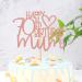 Happy 70th Birthday Mum Cake Topper - Mom Birthday Mother's Party Decorations Supplies Rose Gold 70th Birthday Cake Decoration Hb 70th Mum-rose Gold - Buy Online on GoSupps.com