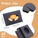 30 Pcs Kraft Oval Window Soap Boxes - Homemade Soap Packaging for Bakery, Candy, Jewelry - 3.78 x 2.76 x 1.18 Inch (Black) - Buy Online on GoSupps.com