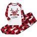 Merry Christmas Plaid Family Matching Set - Top and Pants for Women, Men, and Kids - Homewear Suit - 7-kid-black, 10Y - Buy Online on GoSupps.com