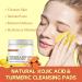Turmeric Kojic Acid Cleansing Pads Kojic Acid And Turmeric Pads for Unclog Pores Kojic Acid Pads Fade Dark Spot Turmeric Face Exfoliating Pads Reduce Dullness Balance Skin Oil 55Pads - Buy Online on GoSupps.com