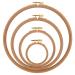 Caydo 4 Pieces Beech Wood Embroidery Hoops Set  3 inch to 9 inch Cross Stitch Hoop Ring for Embroidery  Cross Stitch  Needlework  Art Craft Handy Sewing 4 PCS 4 Size Beech Wooden