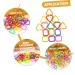 Shop Amosfun 140 Pcal Geometric Chain Buckle Sensory Rings - Durable Plastic Baby Links Toys for Stroller Car & Toddler Fun - International Shipping Available - Buy Online on GoSupps.com