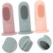 Gleavi Newborn Toothbrush Set - 3-in-1 Finger Brush & Massage Toy for Babies | Soft Fur Tongue Cleaner & Mouth Cleaning Device - Buy Online on GoSupps.com