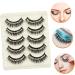 Beatifufu 10 Pairs Diamond False Eyelashes Lash Extensions False Lashes Natural Look Natural Eyelash Rhinestone False Eyelashes Dramatic Glitter Cosplay Decorate Chemical Fiber Hard Stem - Buy Online on GoSupps.com