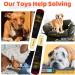 Yunmoxiao Funny Dog Toys Plush Squeaky Dog Toys for Medium Small and Large - Cute Dog Gifts for Dog Birthday - Cool & Cute Plush Squeaky Dog Toys Birthday Gift - Buy Online on GoSupps.com