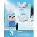 Kids Electric Toothbrush U-Shaped Toddler Toothbrush | 5 Cleaning Modes, Smart Timer, Waterproof | 3 Brush Heads | Light Blue - Buy Online on GoSupps.com
