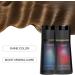 P-olar Hair Dye Shampoo Instant Hair Dye Shampoo Long Lasting Hair Dye Shampoo Reduce Gray (Dark Brown) - Buy Online on GoSupps.com