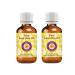 Deve Herbes Pure Aloe Vera Oil (Aloe barbadensis) Natural Therapeutic Grade (Pack of Two) 100ml X 2 (6.76 oz)