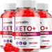 (3 Pack) Pure Slim Keto ACV Gummies - Advanced Formula PureSlim Keto Plus ACV Gummies Apple Cider Vinegar Pure Slim ACV Gummies Dietary Supplement Reviews Men Women (180 Gummies)