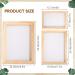 Honoson Paper Making Mould Kit - 3 Pieces Wooden Frames for DIY Paper Craft - 3 Sizes (5 x 7, 7.5 x 9.8, 9.8 x 13 Inches) - Buy Online on GoSupps.com