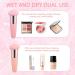 Mushroom Makeup Sponge Set - Long Handle Facial Cosmetic Blending Tool for Foundation, Concealer, Eyeshadow - Beauty Blender Brush Included (Pink & Apricot) - Buy Online on GoSupps.com