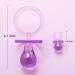 Purple Baby Shower Pacifiers Necklace - 2.5 Acrylic Charm for Party Favors & Decor - Buy Online on GoSupps.com