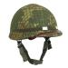 WW2 WWII Vietnam War Era US M1 Combat Helmet with Mitchell Cover 1959 Dated Reproduction Helmet Full Set