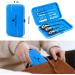 10pcs Professional Manicure Set - Stainless Steel Nail Clippers & Pedicure Tools for Travel (Blue) - Buy Online on GoSupps.com