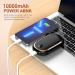 10000mAh Rechargeable Electric Hand Warmer & Power Bank | Fast Heating | Double-Sided | 3-in-1 | Digital Display | Sunset Light - Black - Buy Online on GoSupps.com