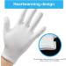 Washable White Cotton Gloves for Eczema and Dry Hands - 20pcs Moisturizing Gloves for Daily Work and Jewelry Inspection | Soft and Breathable - One Size Fits All - Buy Online on GoSupps.com