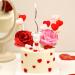 LaVenty 12 PCS Mothers Day Cake Topper Rose Flower Cake Topper Decoration Heart Love Cake Topper Decoration Mothers Day Gift Mothers Day Suprise For Her Pink - Buy Online on GoSupps.com