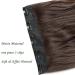 24 Inch One Piece 5 Clips Matte Material Hair Extension Curly Wavy Clip In Hairpiece Synthetic For Women Beauty Medium Brown 24 Inch - Wavy Medium Brown - Buy Online on GoSupps.com