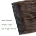 Shop Sego Clip-In Wavy Hair Extensions 60cm - Medium Brown 3/4 Full Head for Natural Look - Buy Online on GoSupps.com