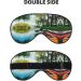 Lake with Boats Canoes Eye Mask | Soft Breathable Travel Sleep Patch for Relaxation - Buy Online on GoSupps.com