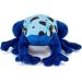 Zappi Co Blue Poison Dart Frog Plush Toy - 20cm - Safari Animals Collection | Soft & Cuddly Stuffed Animal for Kids - Buy Online on GoSupps.com
