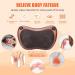 Shiatsu Massage Pillow & Device - Electric Back & Neck Massager with 18 Rotating Heads 3 Speeds - Ideal for Home Office & Car | International Shipping Available - Buy Online on GoSupps.com