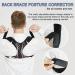Back Brace Posture Corrector for Men & Women | Adjustable Breathable Support Belt for Spine & Neck Pain Relief - Buy Online on GoSupps.com