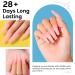 AIMEILI 5 in 1 Rubber Base Gel Sheer Color Polish - (594) 10ml | Nail Strengthener & Rhinestone Glue | UV LED Soak Off Coat - Buy Online on GoSupps.com