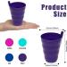 Klickpick Home Kids Cups with Built-in Straw - Set of 8 | 10oz Toddler Drinking Cups | BPA Free & Dishwasher Safe | Brightly Colored Tumbler Cups - Buy Online on GoSupps.com