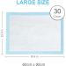 Europapa 30x Suction Incontinence Pad - 60x90cm Waterproof Bed Pad for Adults & Children Disposable Hygiene Protection - 1 Pack - Buy Online on GoSupps.com