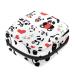 Pandas with heart ladies bandage storage bag menstrual bag portable menstrual cup pocket with zipper for teenagers girls women women