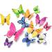 Walolo 96PCS 3D Butterfly Wall Stickers - Multicolor Magnetic Decals for Kids Room Decor - Buy Online on GoSupps.com