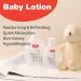 B&B Baby Lotion - Gentle Moisturizing Face and Body Lotion for Newborns - Jojoba Oil & Shea Butter Formula - Allergen-Free Citrus Scent - 6.76 fl.oz - Buy Online on GoSupps.com