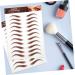 Gogogmee 5 Sheets Eyebrow Stickers Makeup Eyebrow Grooming Shaping Eyebrow Peel off Eyebrow Sticker - Buy Online on GoSupps.com