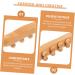 Clispeed 3ST Roll Rod with 20 Balls - Wooden Back & Forearm Massage Tool | Gua Sha Multi-Function Fitness Roller - Buy Online on GoSupps.com