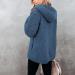 Hanxiulin Oversized Plush Hoodie Jacket - Women's Long Arm Winter Coat for Hiking & Transition - Art Fur XL Blue - Buy Online on GoSupps.com