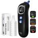 Ear Thermometer for Babies Kids and Adults High Accuracy Baby Thermometer with 32 Memory Recall LED Backlit Mute and Night Light 21 Disposable Probe Covers Storage Box (Black)
