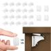 Chuckle - 20 Self Adhesive Magnetic Child Proof Safety Locks with 4 Keys - Cabinets & Drawers| Easy Install - No Screws or Drilling