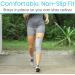 Bamboo Knee Sleeve Pair- Charcoal Compression Support Brace for Arthritis & Joint Pain- Large Gray- Ideal for Sports, Running & Recovery - Buy Online on GoSupps.com