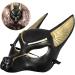Magiclulu Anubis Mask - Egyptian Costume & Cosplay | Classic Venetian Men's Masquerade & Halloween Party Mask - Buy Online on GoSupps.com