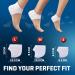 Silicone Heel Protectors - Fast Pain Relief for Plantar Fasciitis - 2 Pair Large Size Heel Cups - Breathable & Supportive for Men and Women - Buy Online on GoSupps.com