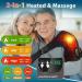 Shoulder Heating Pad Heated Shoulder Wrap with Massage Heated Shoulder Brace for Shoulder Vibration Cordless Shoulder Heating Pads Shoulder Massager with Heat Black - Buy Online on GoSupps.com