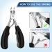 Heavy Duty Toenail Clippers for Seniors | Professional Extra Large Nail Clippers for Thick Nails - Wide Opening & Durable - Buy Online on GoSupps.com