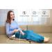 Ruqiji 17''x33'' XXXL King Size Fast-Heating Flannel Electric Heating Pad - 6 Temperature Settings, Pain Relief for Back, Neck, Shoulders, Abdomen, Legs - Light Teal - Buy Online on GoSupps.com
