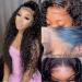 28 Deep Wave Curly Lace Frontal Wig for Black Women | 13X4 HD Lace Front Wigs Human Hair 28 Pre Plucked Wet and Wavy Wig with Baby Hair - Buy Online on GoSupps.com