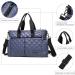 ROYAL FAIR Purple Nappy Changing Bag for Mom and Dad - Portable Maternity Diaper Bag with Pram Clips and Travel Tote Bag - Medium Size 40x28x12.8 CM - Buy Online on GoSupps.com